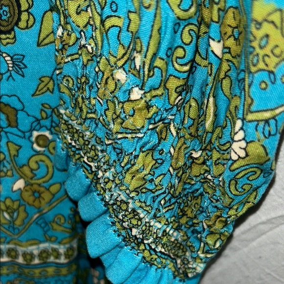 Natural Life Teal and Green Floral Dress size XL - Picture 5 of 12